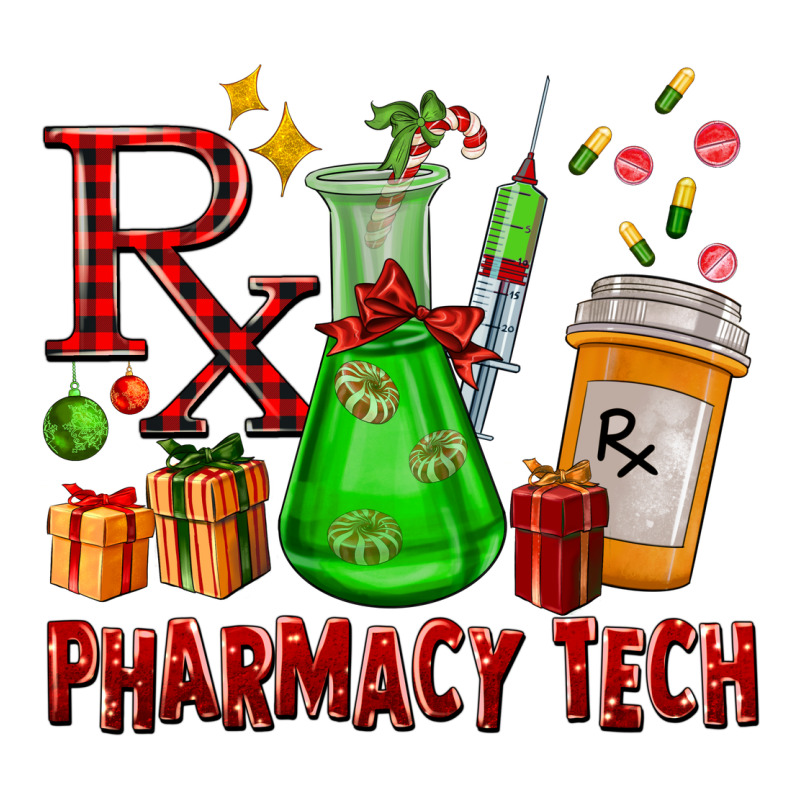 Pharmacy Tech Christmas Premium Tee by FaDigitalArtStudio | Teevron