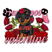 My Dog Is My Valentine Valentine's Day Premium Tee | Teevron