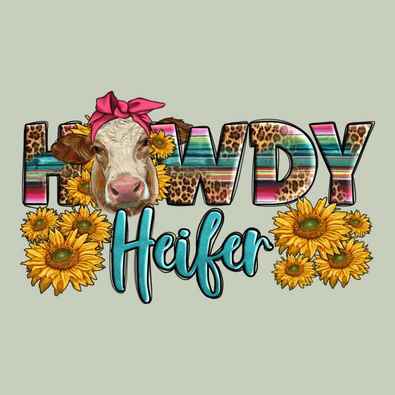 Western Howdy Heifer With Charolais Cow Long Sleeve Tee by LillyAllenDesigns | Teevron