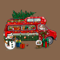 Christmas Santa Claus With Retro Van Premium Tee | Teevron