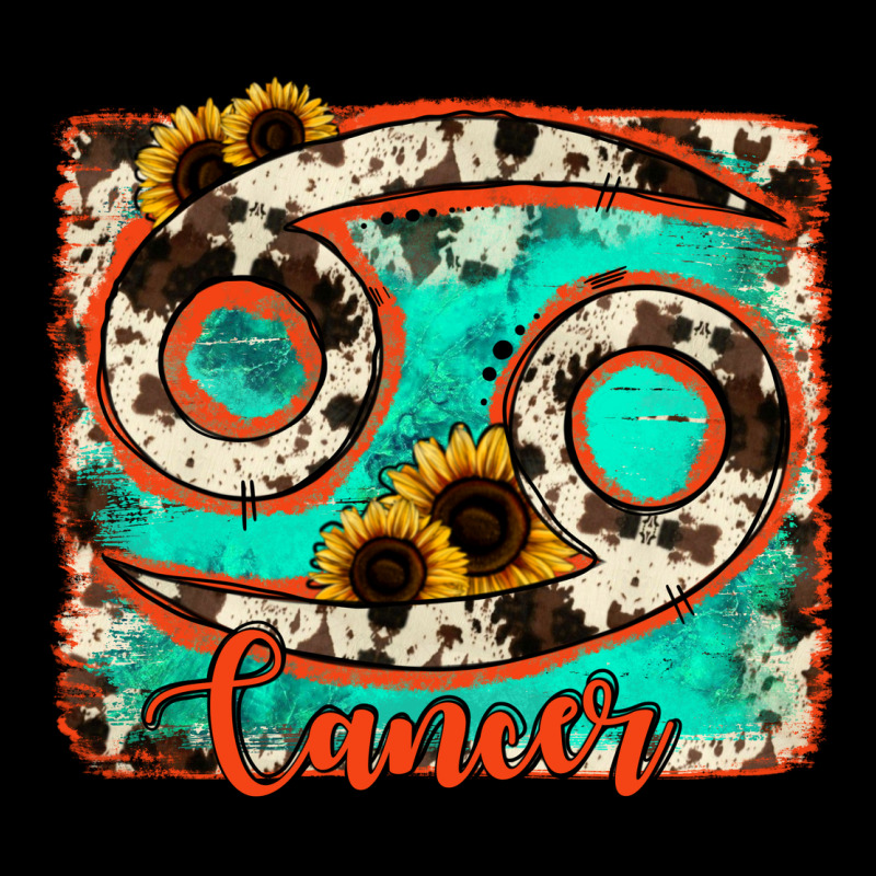 Cancer Turquoise Cowhide Urban Hoodie by RanaPortraitStore | Teevron