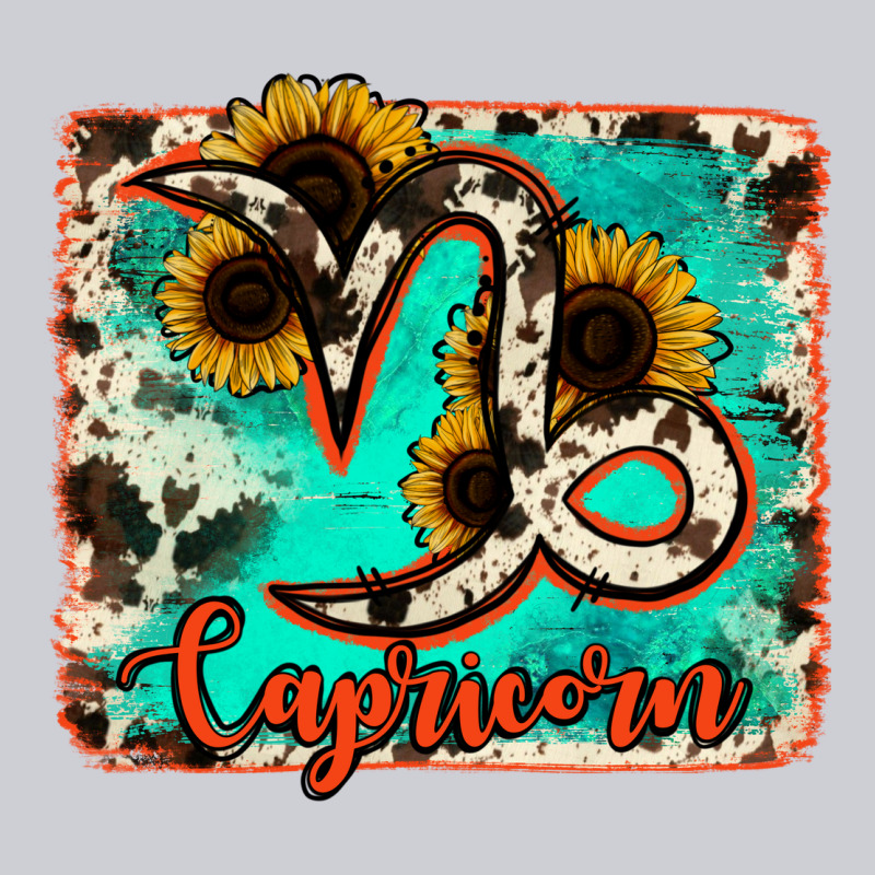 Capricorn Turquoise Cowhide Urban Hoodie by RanaPortraitStore | Teevron