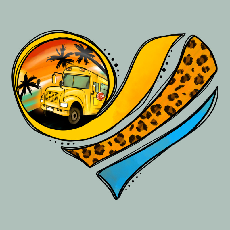 Bus Driver Off Duty Heart Heavyweight Hoodie by Jasminsmagicworld | Teevron