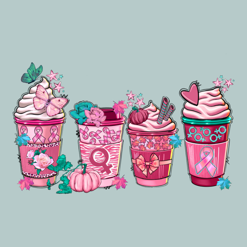 Breast Cancer Coffee Cups Heavy Core Tee by FaDigitalArtStudio | Teevron