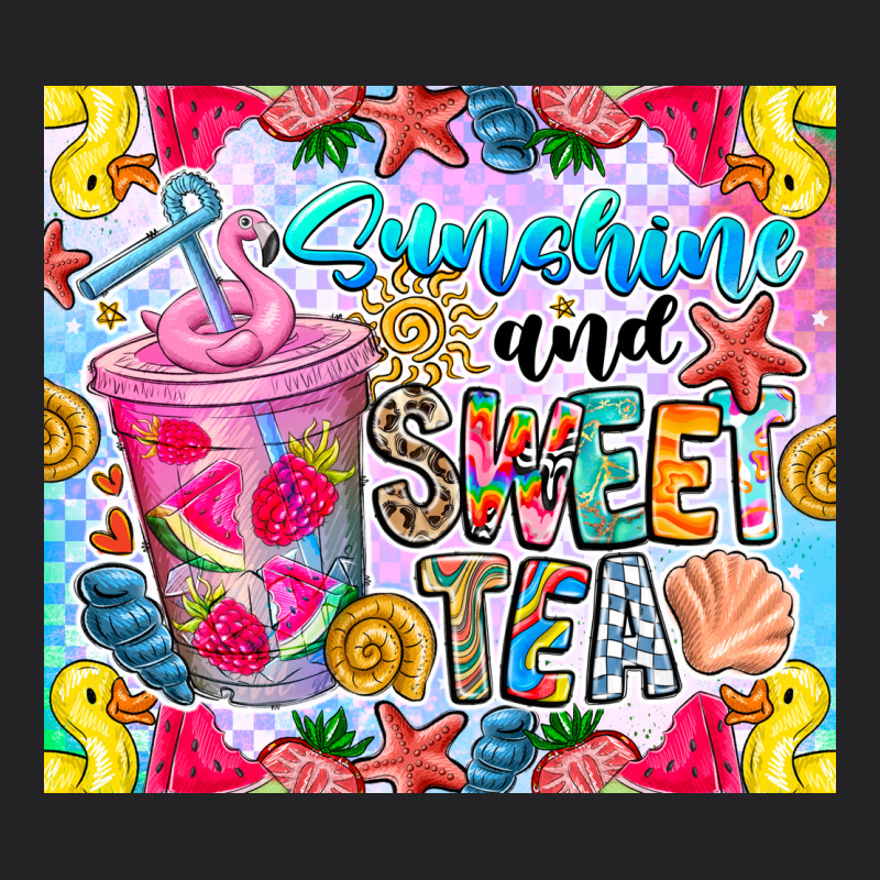 Summer Vibes With Sweet Tea Vintage Tee by CowhideDigitalArt | Teevron