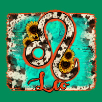 Leo Turquoise Cowhide Urban Hoodie | Teevron