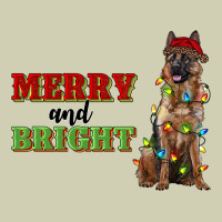 Merry And Bright German Shepherd Heavy Core Tee | Teevron