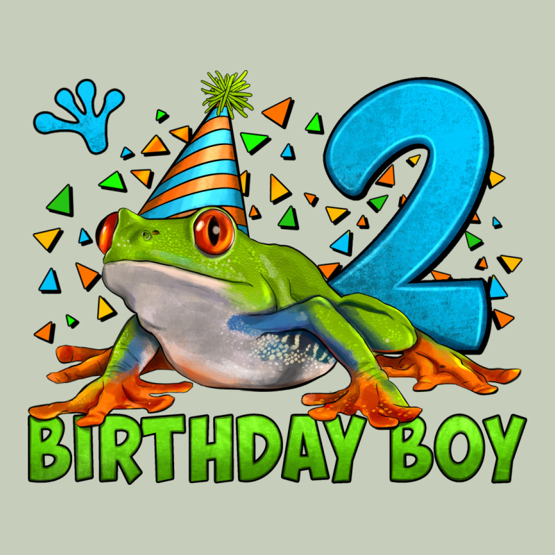 Birthday Boy Frog Age 2 Ladies Tee by LillyAllenDesigns | Teevron
