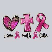 Love Faith Cure Breast Cancer Classic Tee | Teevron