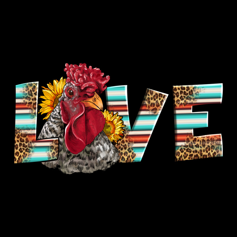 Love Rooster Head Long Sleeve Tee by LillyAllenDesigns | Teevron