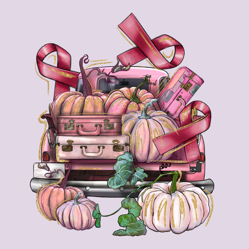 Breast Cancer Truck With Pumpkins Classic Tee by FaDigitalArtStudio | Teevron