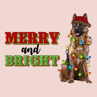Merry And Bright German Shepherd Premium Sweatshirt | Teevron