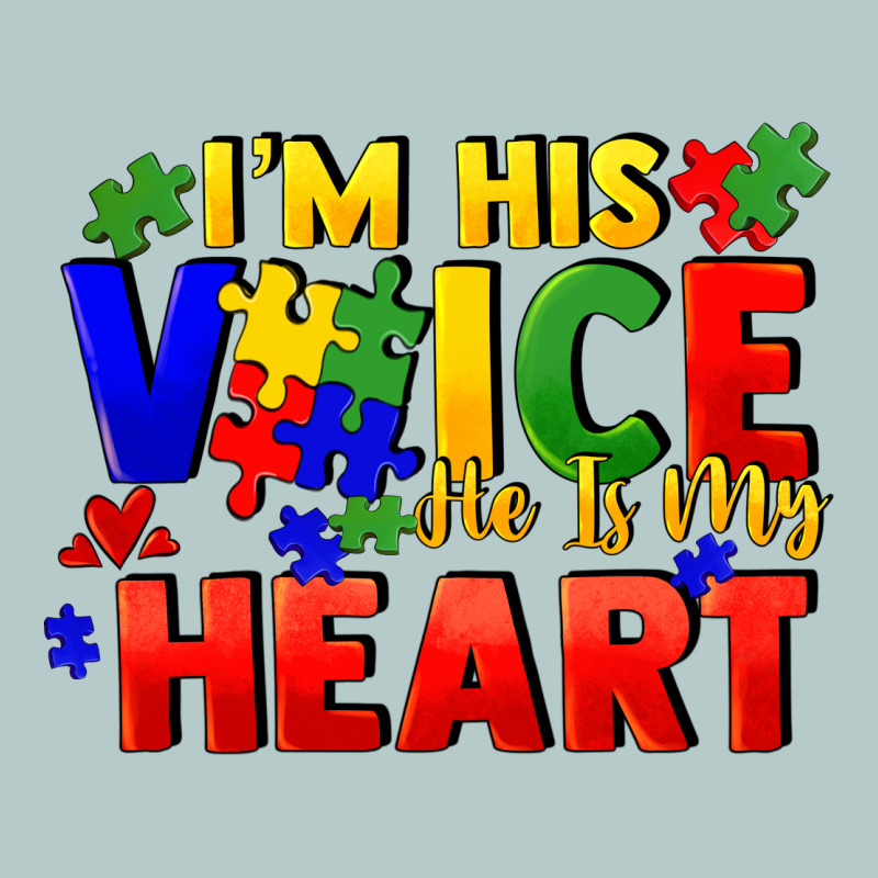 I'm His Voice He Is My Heart Heavy Core Tee by FaDigitalArtStudio | Teevron