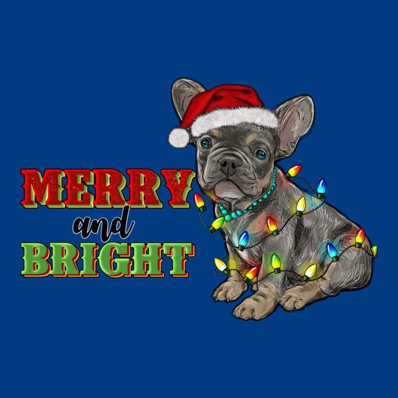 Merry And Bright French Bulldog Premium Sweatshirt by RanaPortraitStore | Teevron