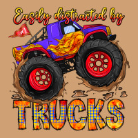 Easily Distracted By Trucks Vintage Tee | Teevron