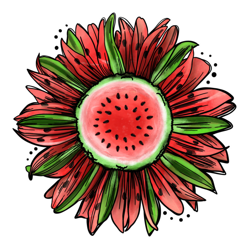 Watermelon Sunflower Premium Sweatshirt by Jasminsmagicworld | Teevron