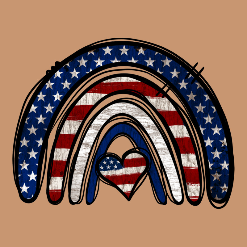 Usa American Flag Rainbow Heavyweight Hoodie by Jasminsmagicworld | Teevron