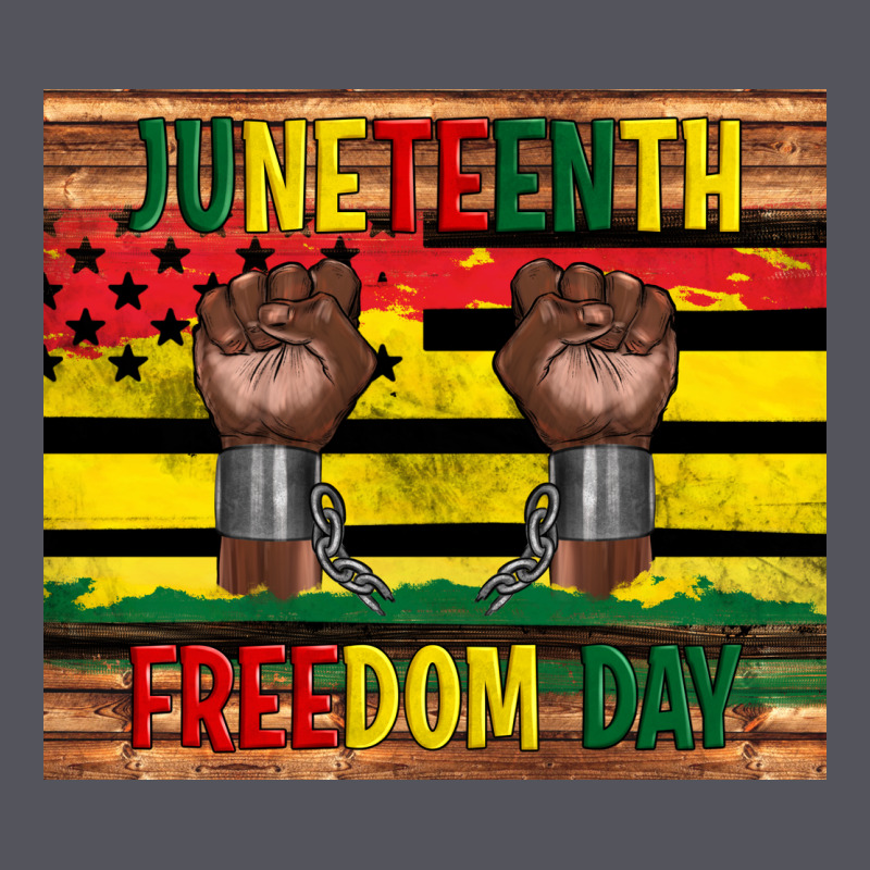 Juneteenth Freedom Day Tumbler Vintage Hoodie by Artiststas | Teevron