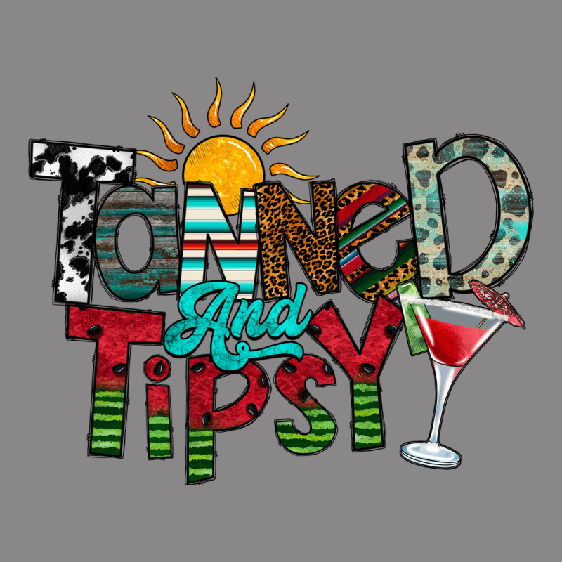 Tanned And Tipsy Vintage Tee by CowhideDigitalArt | Teevron