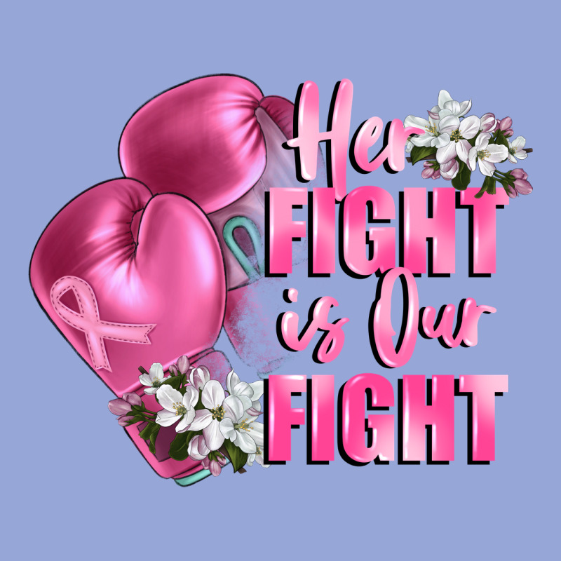 Her Fight Is Our Fight Breast Cancer Awareness Classic Tee by FaDigitalArtStudio | Teevron