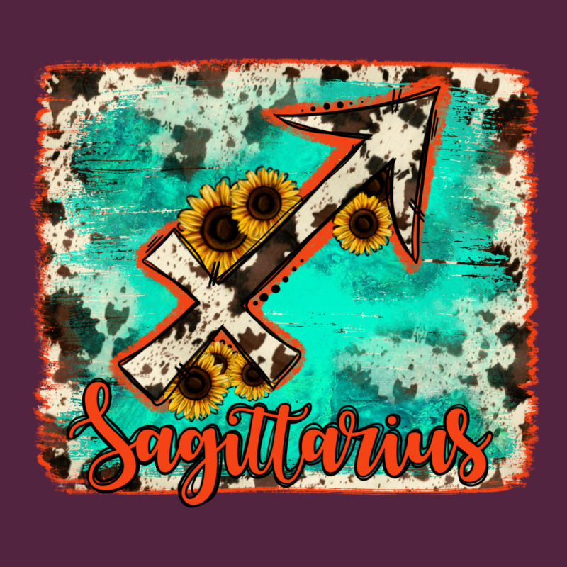 Sagittarius Turquoise Cowhide Urban Hoodie by RanaPortraitStore | Teevron