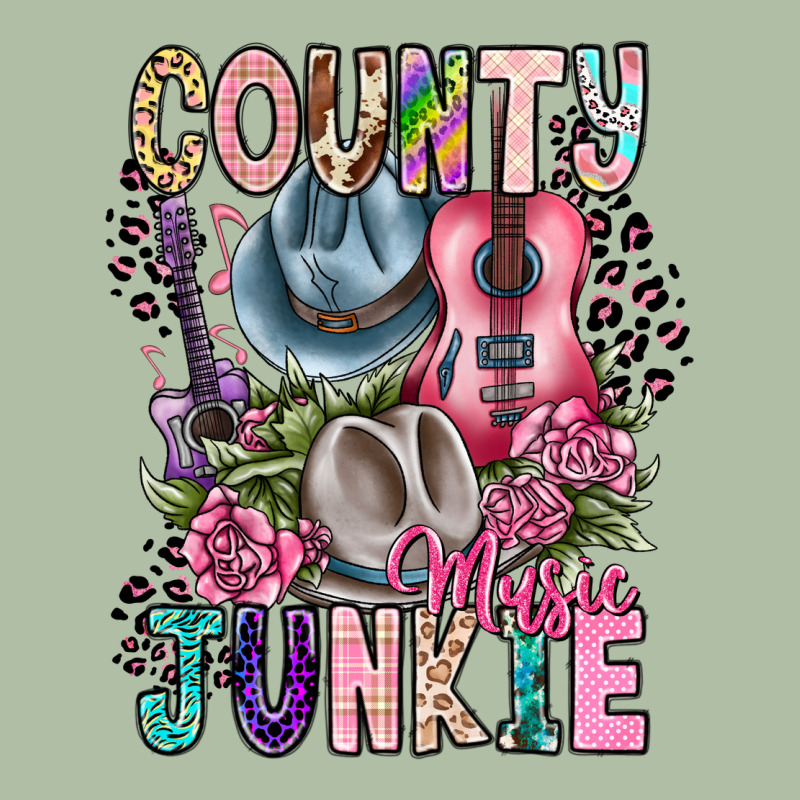 Country Music Junkie Urban Heavy Tee by CowhideDigitalArt | Teevron