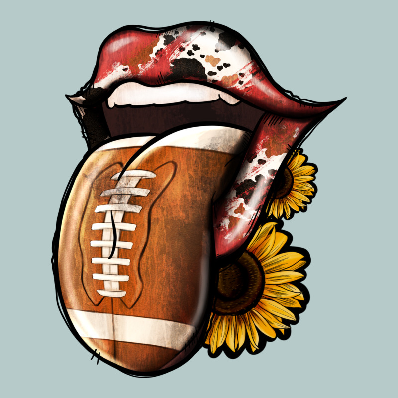 Football Tongue Heavy Core Tee by Jasminsmagicworld | Teevron