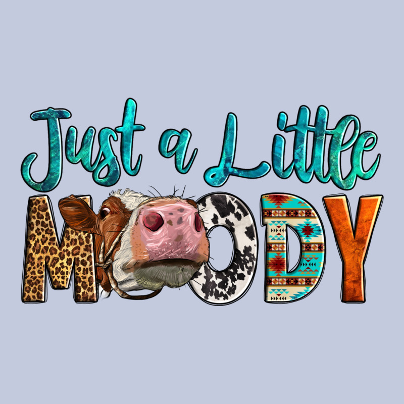 Western Just A Little Moody Cow Long Sleeve Tee by LillyAllenDesigns | Teevron