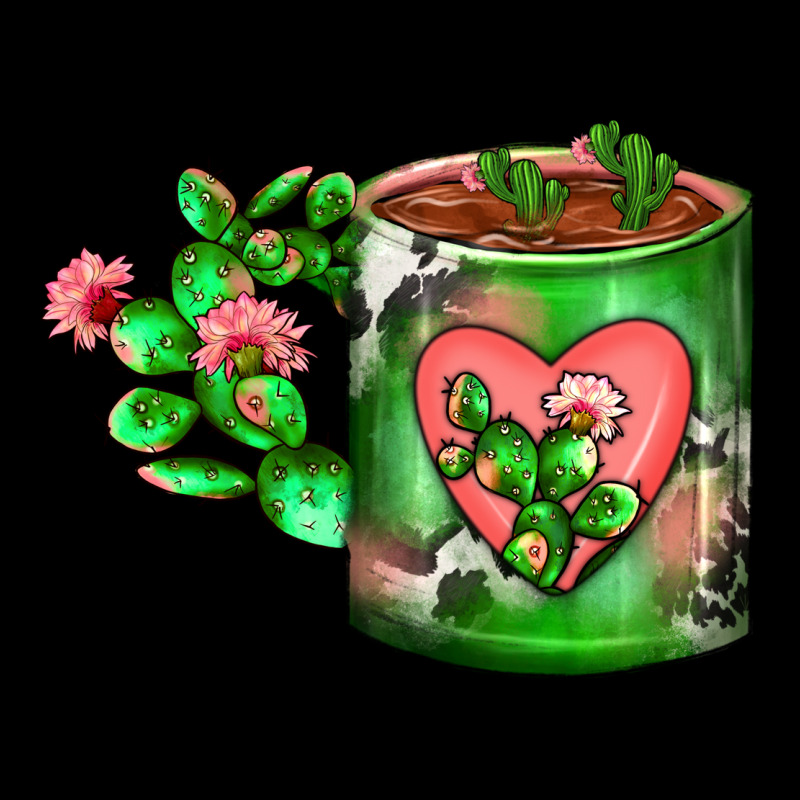 Cactus Coffee Cup Heavy Core Tee by FaDigitalArtStudio | Teevron