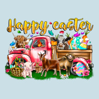Happy Easter Animal Car Ladies Tee | Teevron