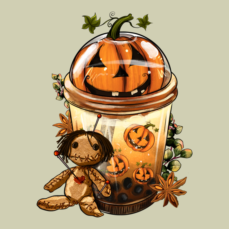 Halloween Jack O Lantern Bobba Cup Heavy Core Tee by FaDigitalArtStudio | Teevron