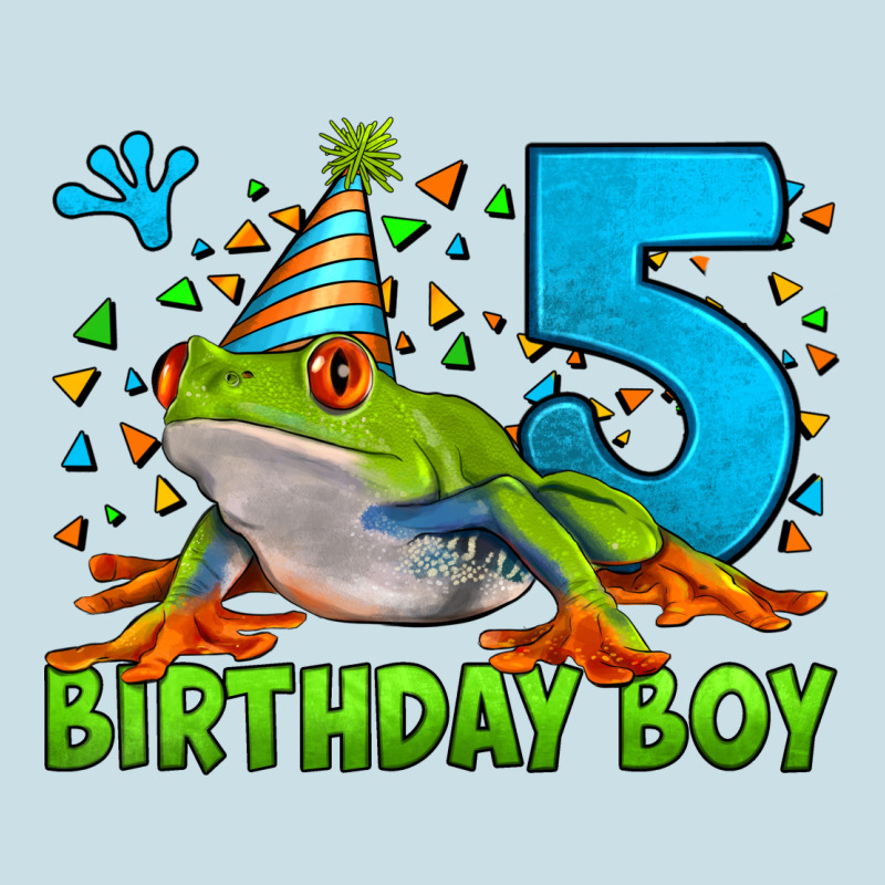 Birthday Boy Frog Age 5 Ladies Tee by LillyAllenDesigns | Teevron
