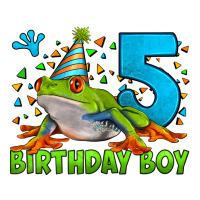 Birthday Boy Frog Age 5 | Teevron