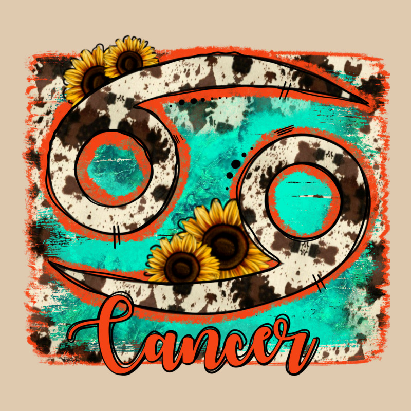 Cancer Turquoise Cowhide Heavyweight Sweatshirt by RanaPortraitStore | Teevron