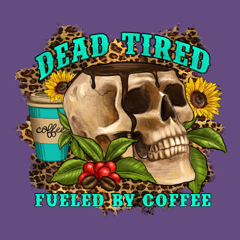 Dead Tired Fueled By Coffee Vintage Hoodie by Artiststas | Teevron