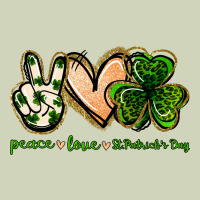 Peace Love St.patrick's Day Heavyweight Hoodie | Teevron