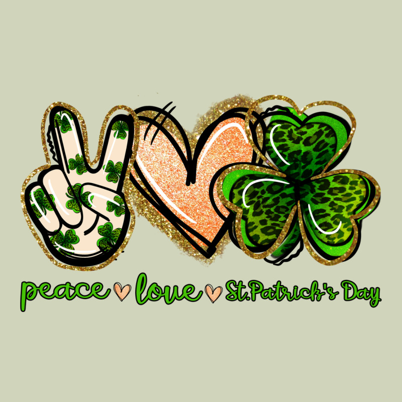 Peace Love St.patrick's Day Heavyweight Hoodie by Jasminsmagicworld | Teevron