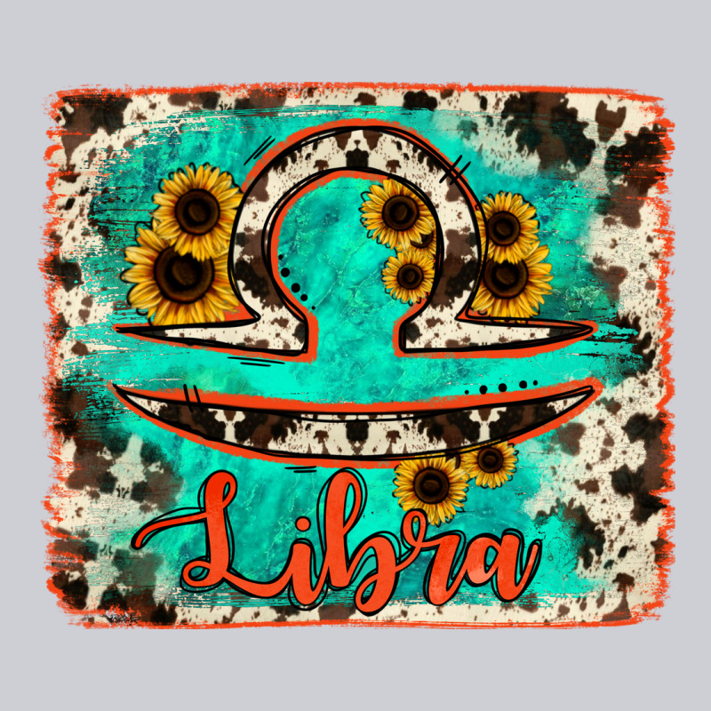 Libra Turquoise Cowhide Heavyweight Sweatshirt by RanaPortraitStore | Teevron