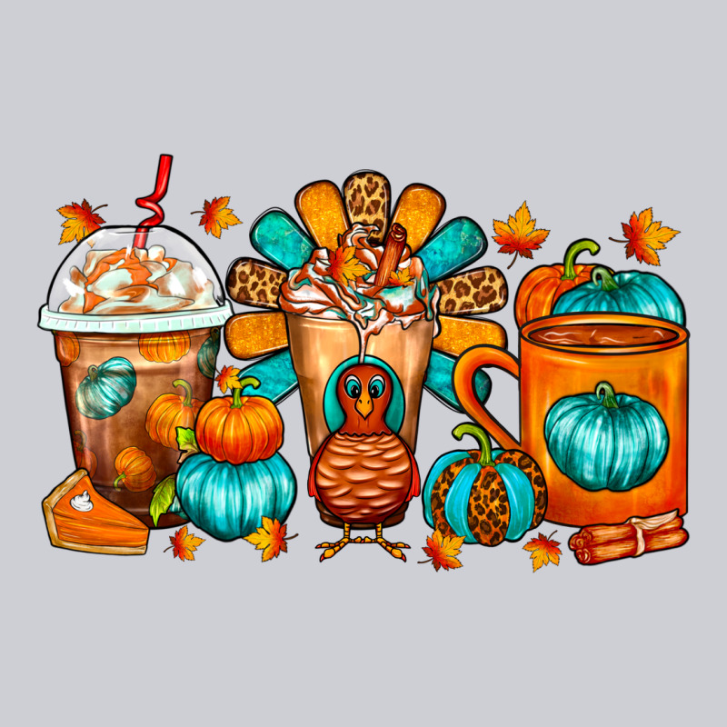 Thanksgiving Coffee Cups Classic Tee by FaDigitalArtStudio | Teevron