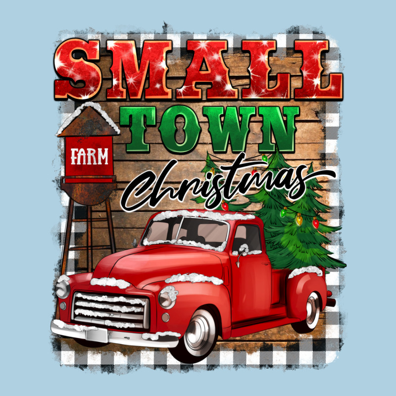 Small Town Christmas Premium Hoodie by BarkalooDesign | Teevron