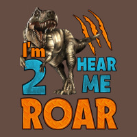 I'm Two Hear Me Roar Dinosaur Birthday Long Sleeve Tee | Teevron