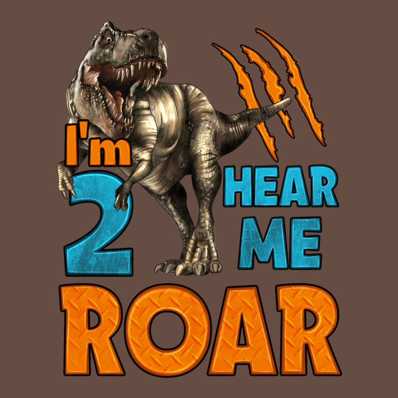 I'm Two Hear Me Roar Dinosaur Birthday Long Sleeve Tee by LillyAllenDesigns | Teevron