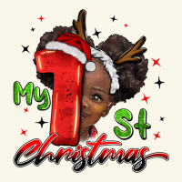 My First Christmas African Girl Premium Hoodie | Teevron