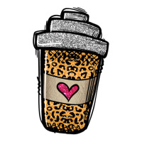 leopard glitter coffee cup | Teevron