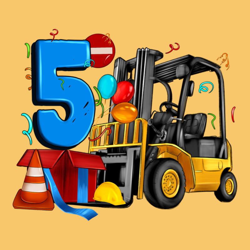 Forklift Birthday Five Vintage Hoodie by Artiststas | Teevron