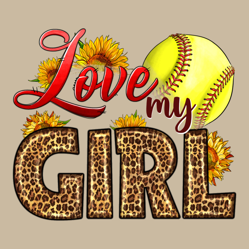 Love My Girl Softball Long Sleeve Tee by LillyAllenDesigns | Teevron