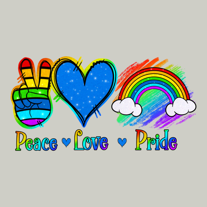 Peace Love Pride Heavyweight Hoodie by Jasminsmagicworld | Teevron