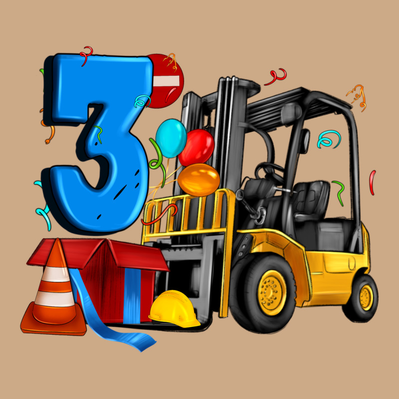 Forklift Birthday Three Vintage Hoodie by Artiststas | Teevron