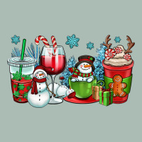 Christmas Snowman Coffee Cups Classic Tee | Teevron