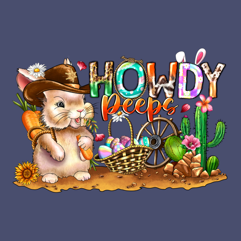 Easter Howdy Peeps Bunny Vintage Tee by CowhideDigitalArt | Teevron